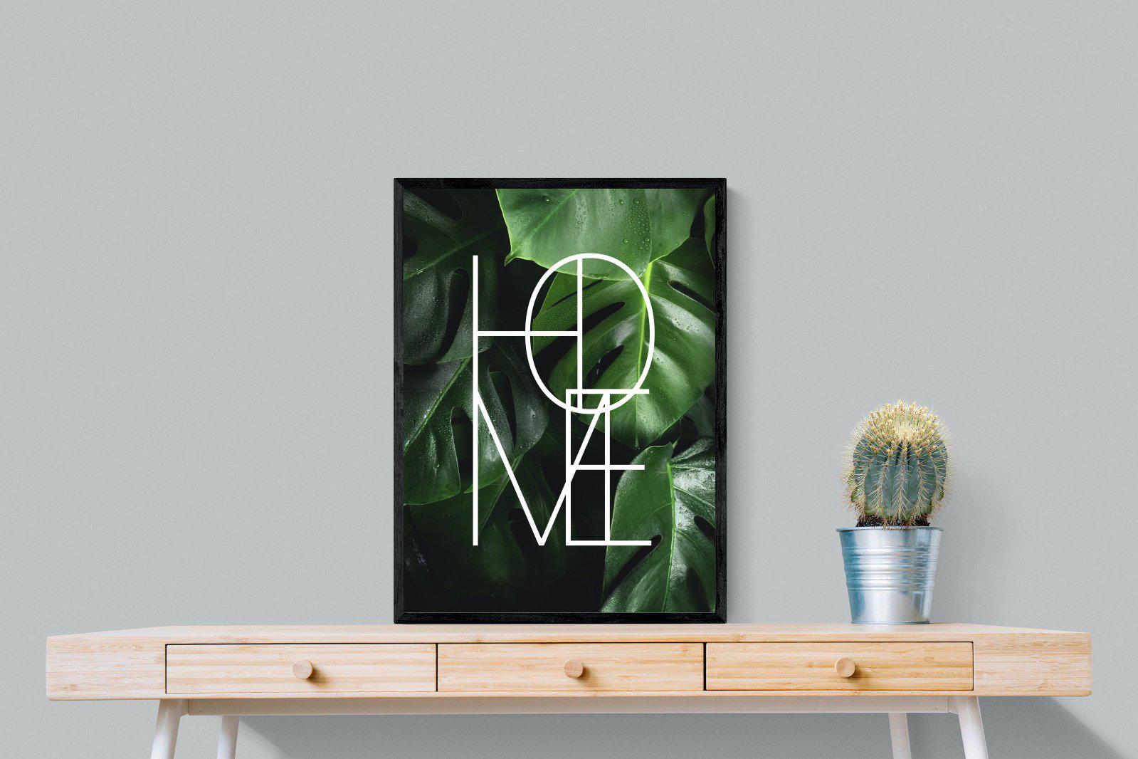 Home-Wall_Art-60 x 80cm-Mounted Canvas-Black-Pixalot