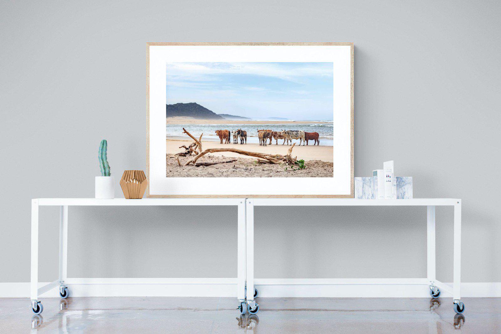 Indaba-Wall_Art-120 x 90cm-Framed Print-Wood-Pixalot