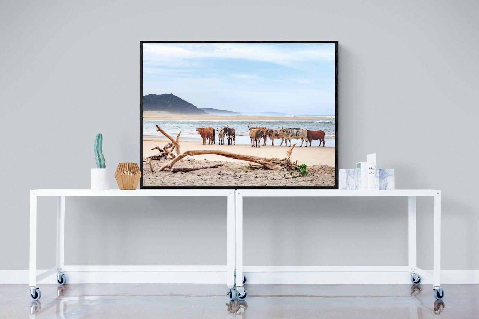 Indaba-Wall_Art-120 x 90cm-Mounted Canvas-Black-Pixalot