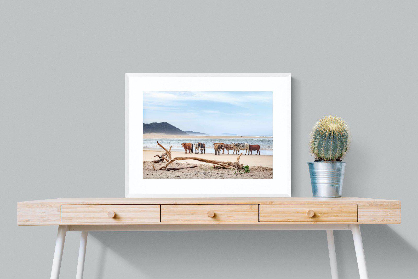 Indaba-Wall_Art-80 x 60cm-Framed Print-White-Pixalot