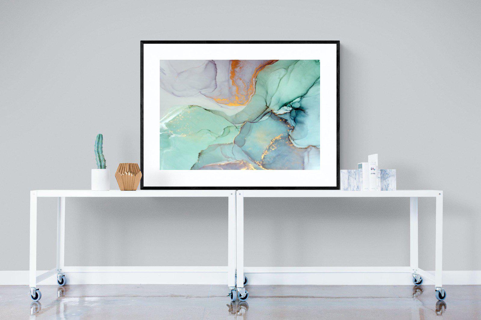 Ink-Wall_Art-120 x 90cm-Framed Print-Black-Pixalot