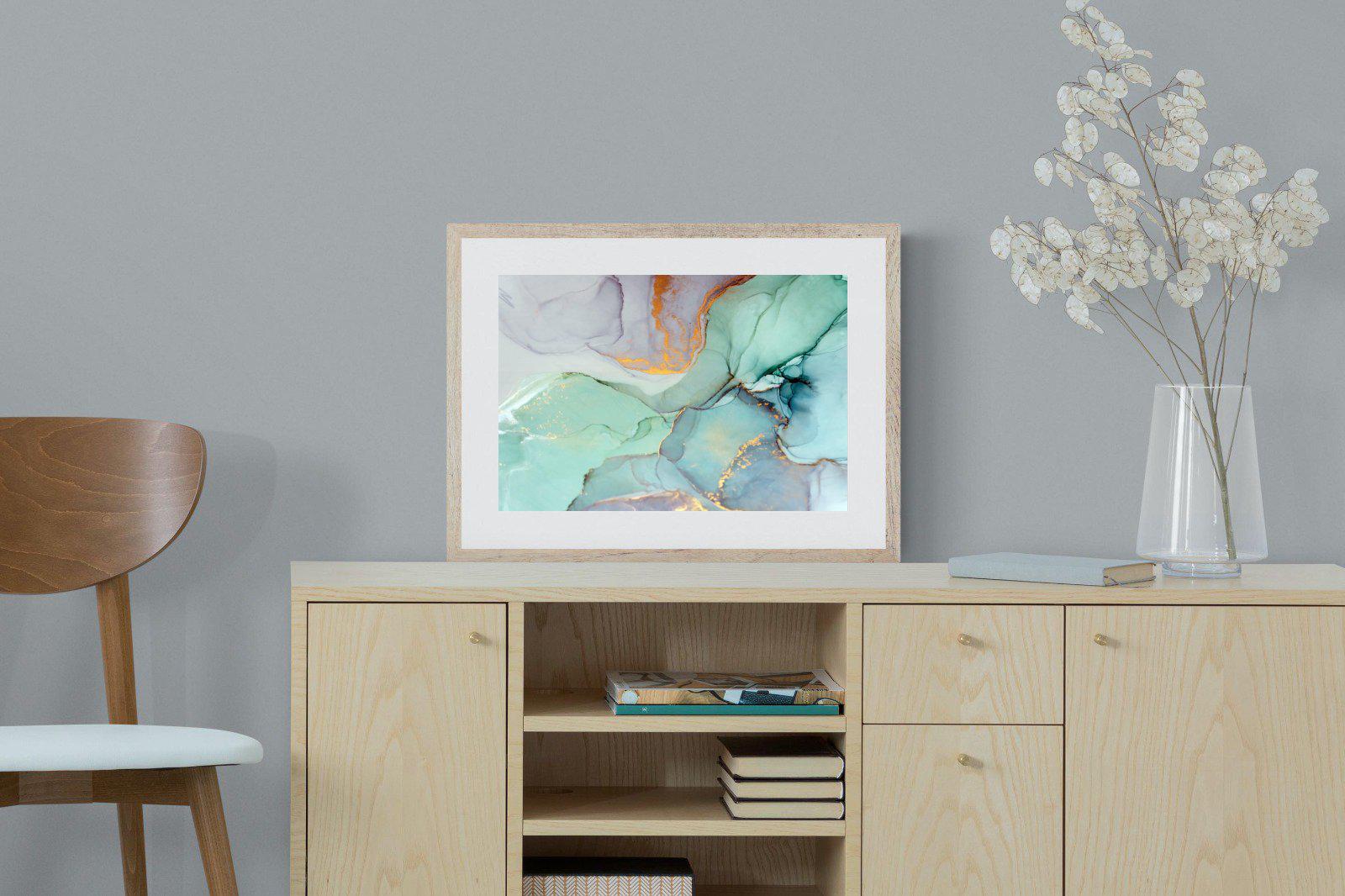 Ink-Wall_Art-60 x 45cm-Framed Print-Wood-Pixalot