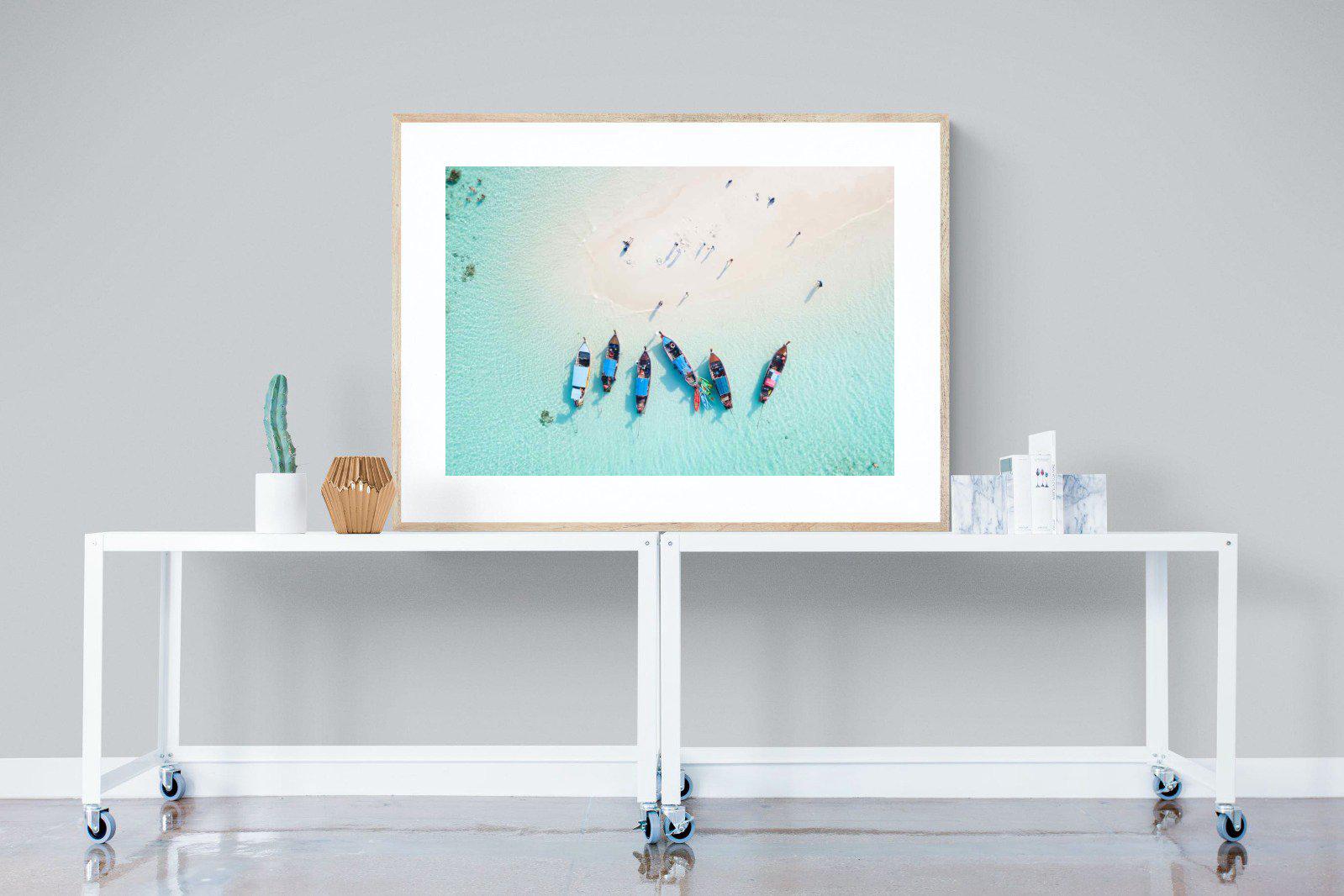 Island Hopping-Wall_Art-120 x 90cm-Framed Print-Wood-Pixalot