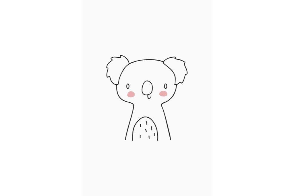 Kid's Koala-Wall_Art-Pixalot