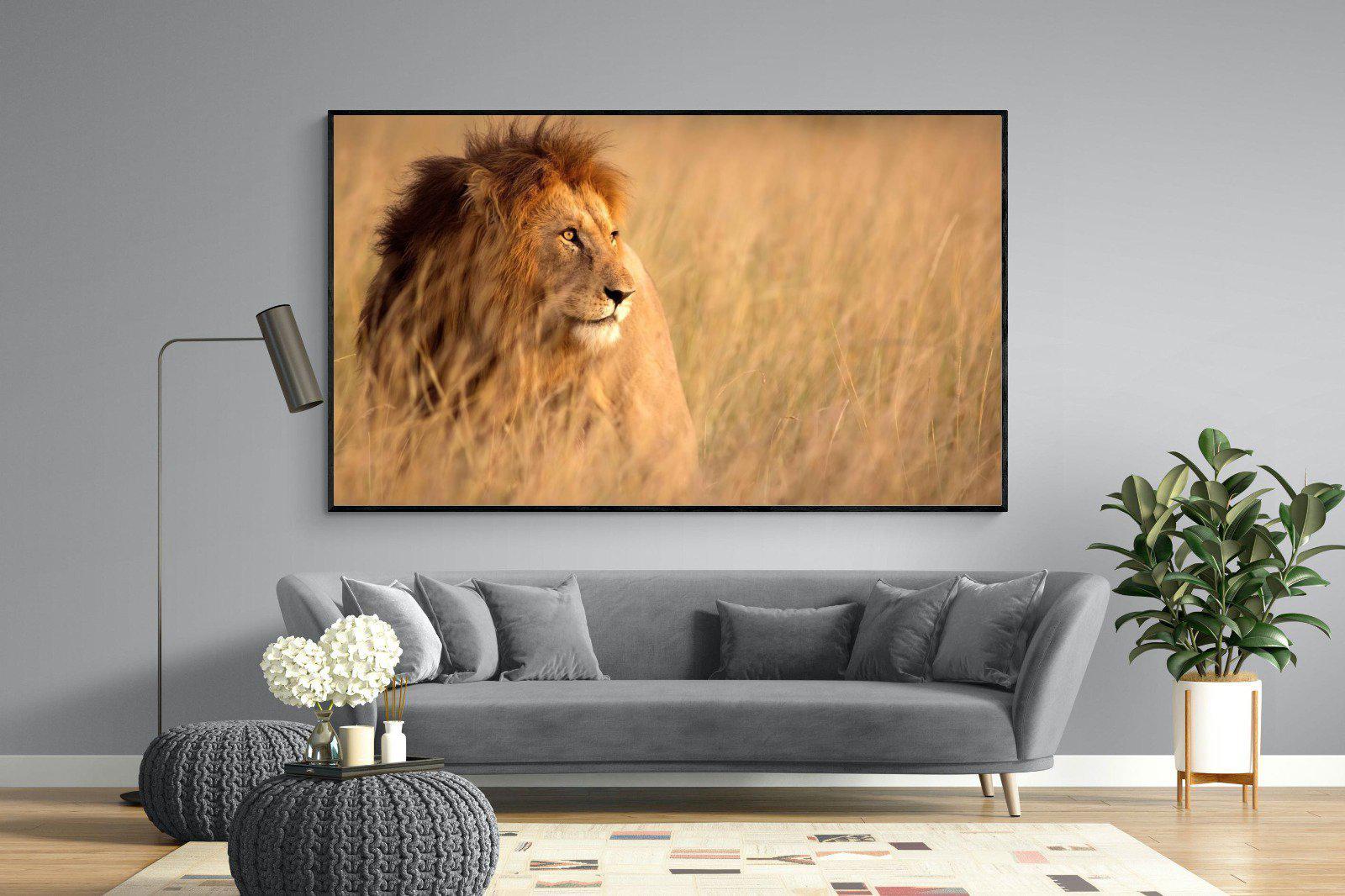 King-Wall_Art-220 x 130cm-Mounted Canvas-Black-Pixalot