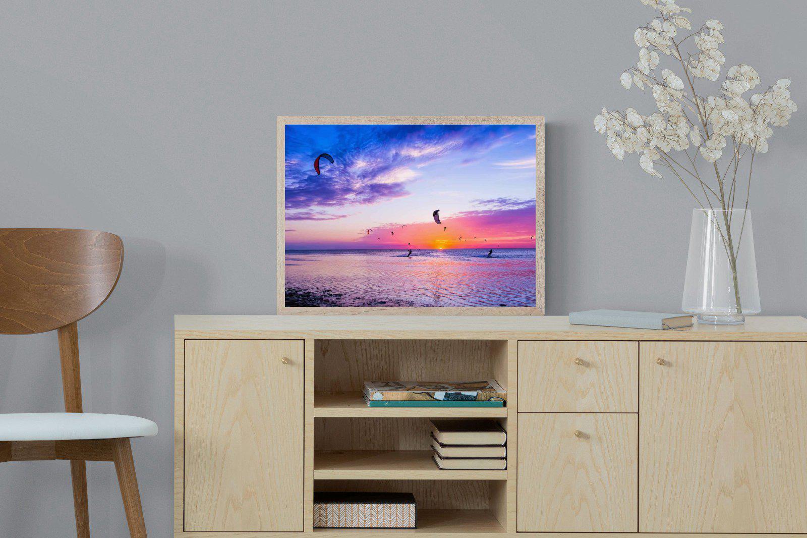 Kites & Colours-Wall_Art-60 x 45cm-Mounted Canvas-Wood-Pixalot