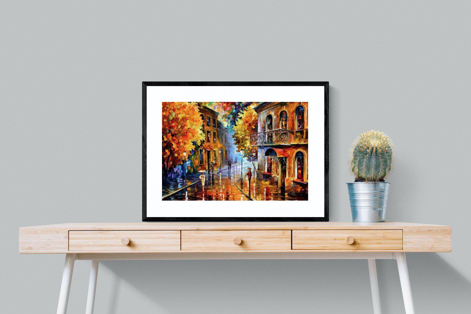 Leonid Afremov-Wall_Art-80 x 60cm-Framed Print-Black-Pixalot