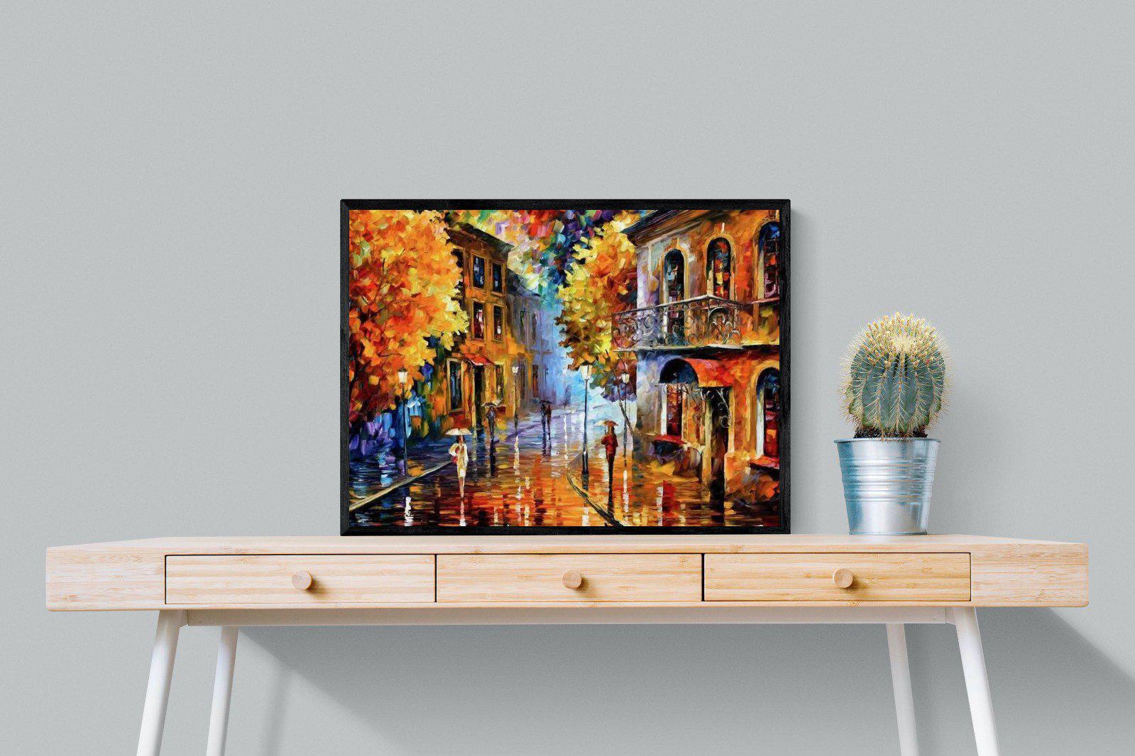 Leonid Afremov-Wall_Art-80 x 60cm-Mounted Canvas-Black-Pixalot