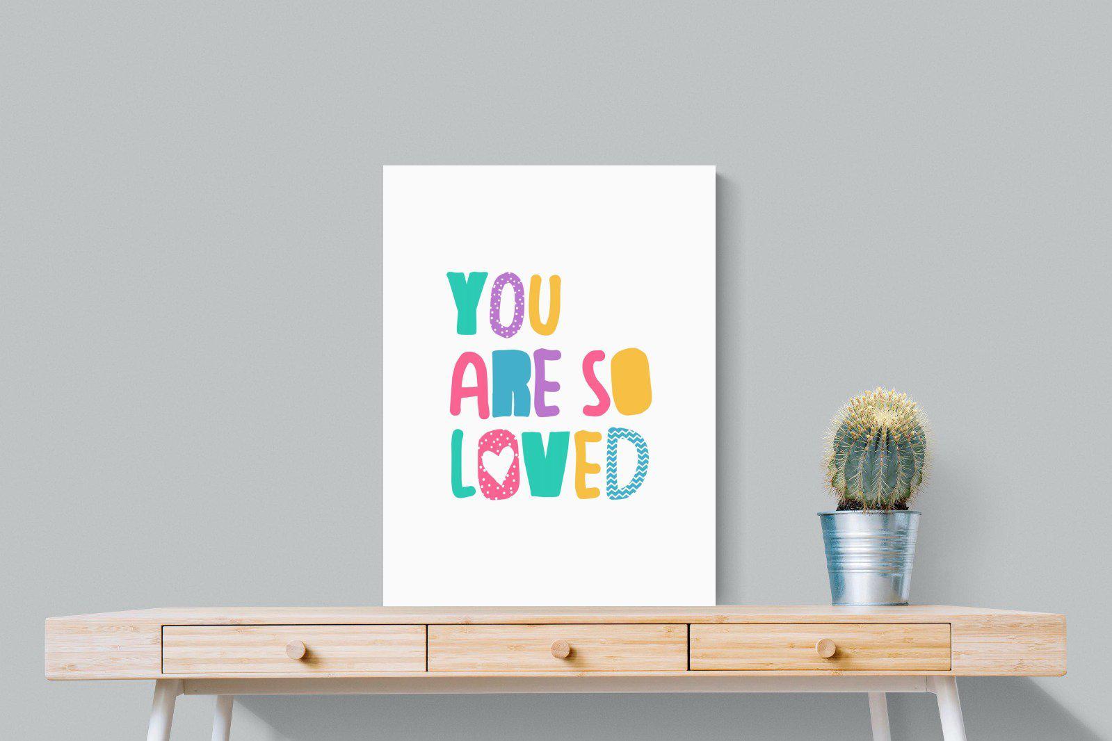 Loved-Wall_Art-60 x 80cm-Mounted Canvas-No Frame-Pixalot