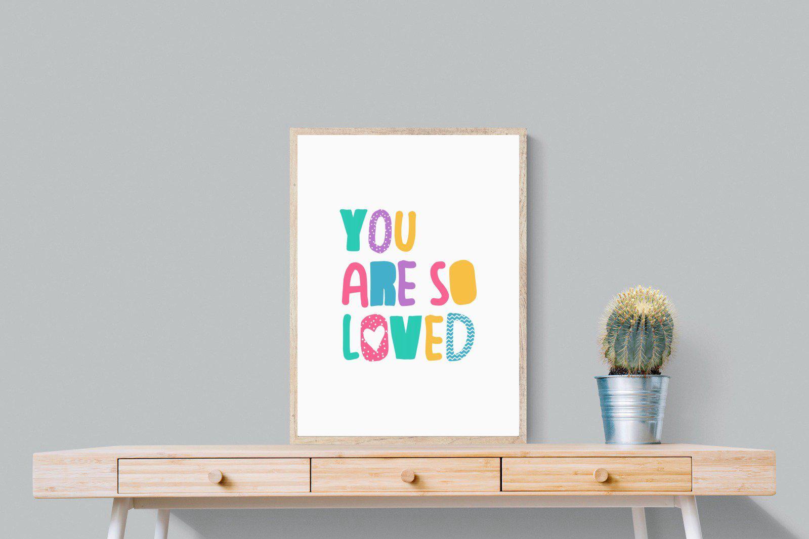 Loved-Wall_Art-60 x 80cm-Mounted Canvas-Wood-Pixalot