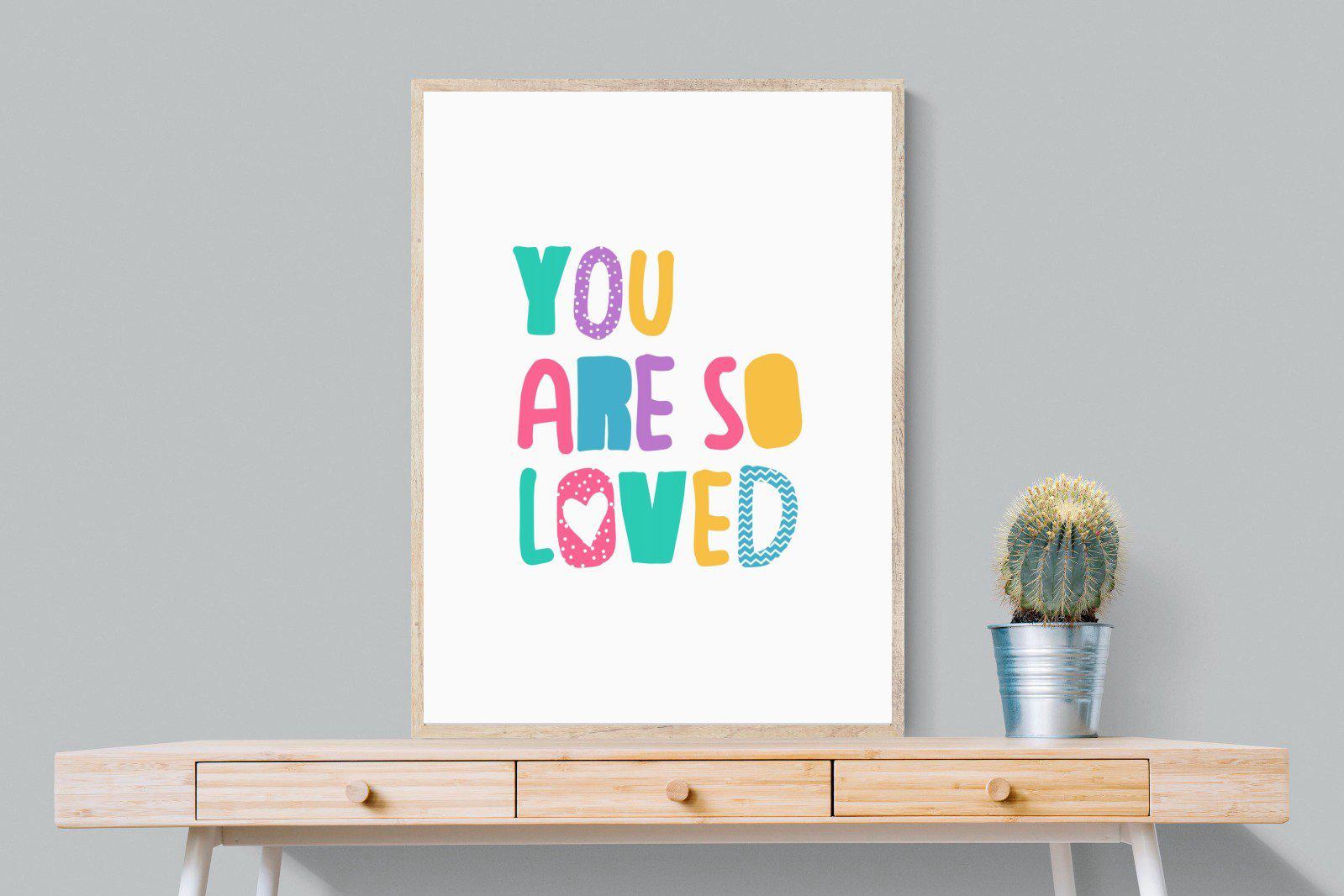 Loved-Wall_Art-75 x 100cm-Mounted Canvas-Wood-Pixalot