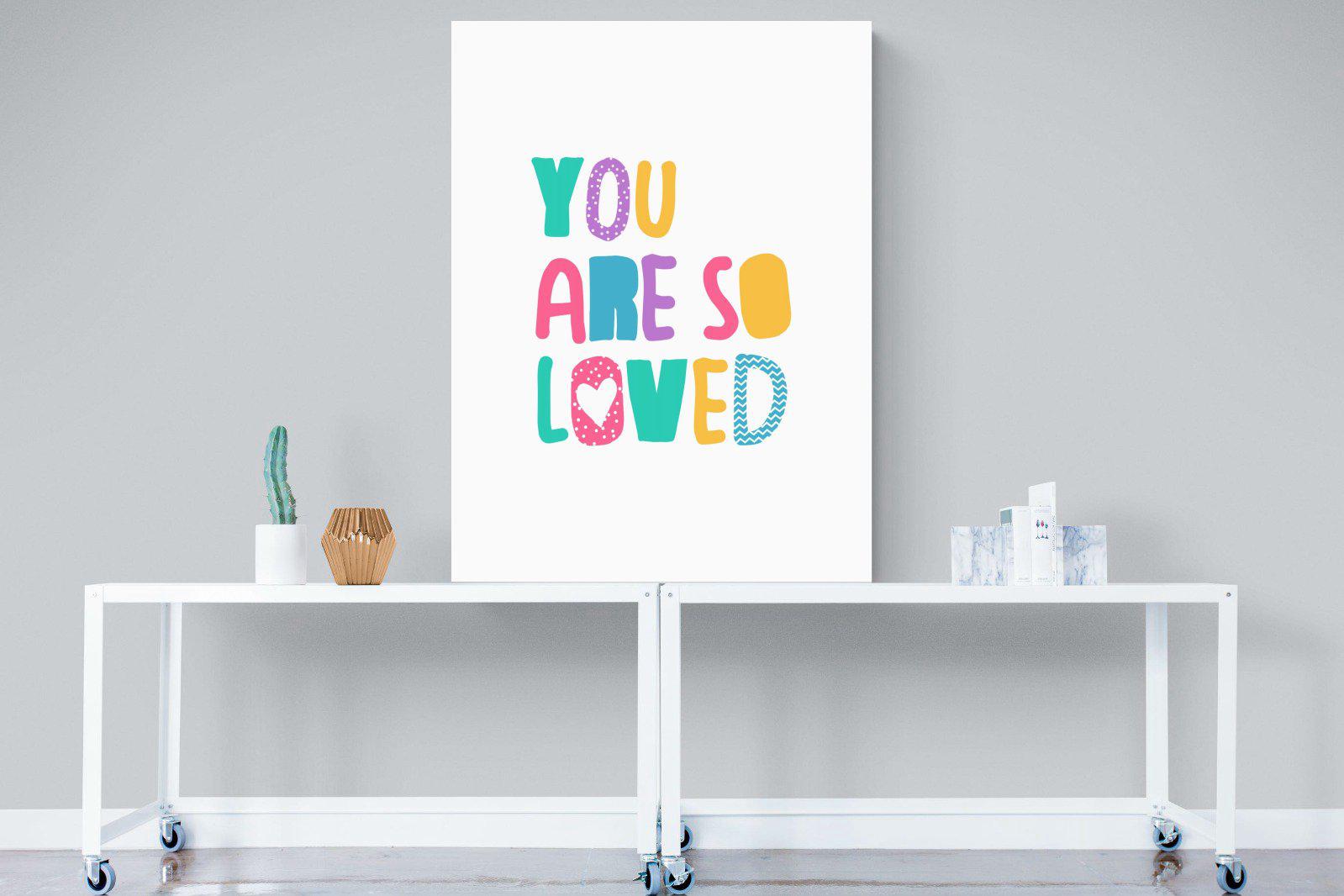 Loved-Wall_Art-90 x 120cm-Mounted Canvas-No Frame-Pixalot