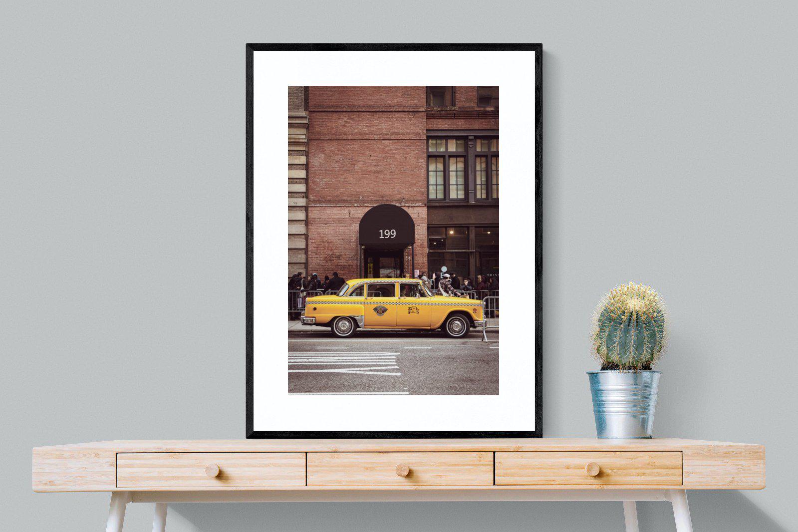 Maddison Avenue-Wall_Art-75 x 100cm-Framed Print-Black-Pixalot