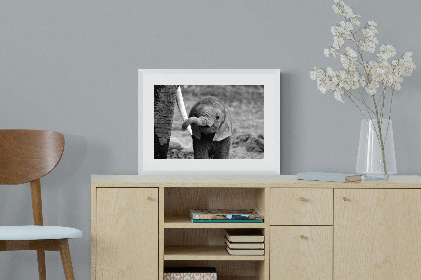 Maternal-Wall_Art-60 x 45cm-Framed Print-White-Pixalot