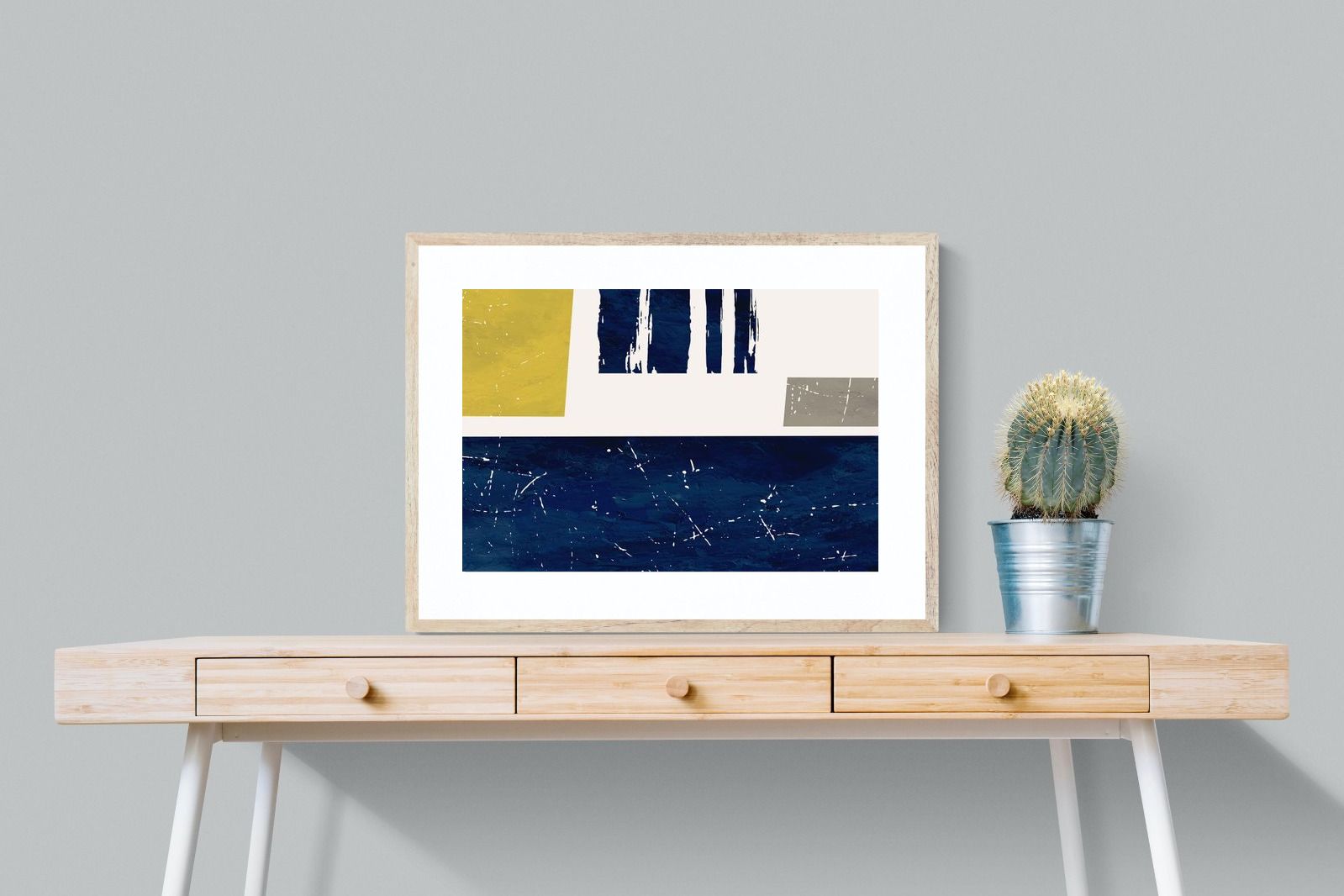 Metz-Wall_Art-80 x 60cm-Framed Print-Wood-Pixalot