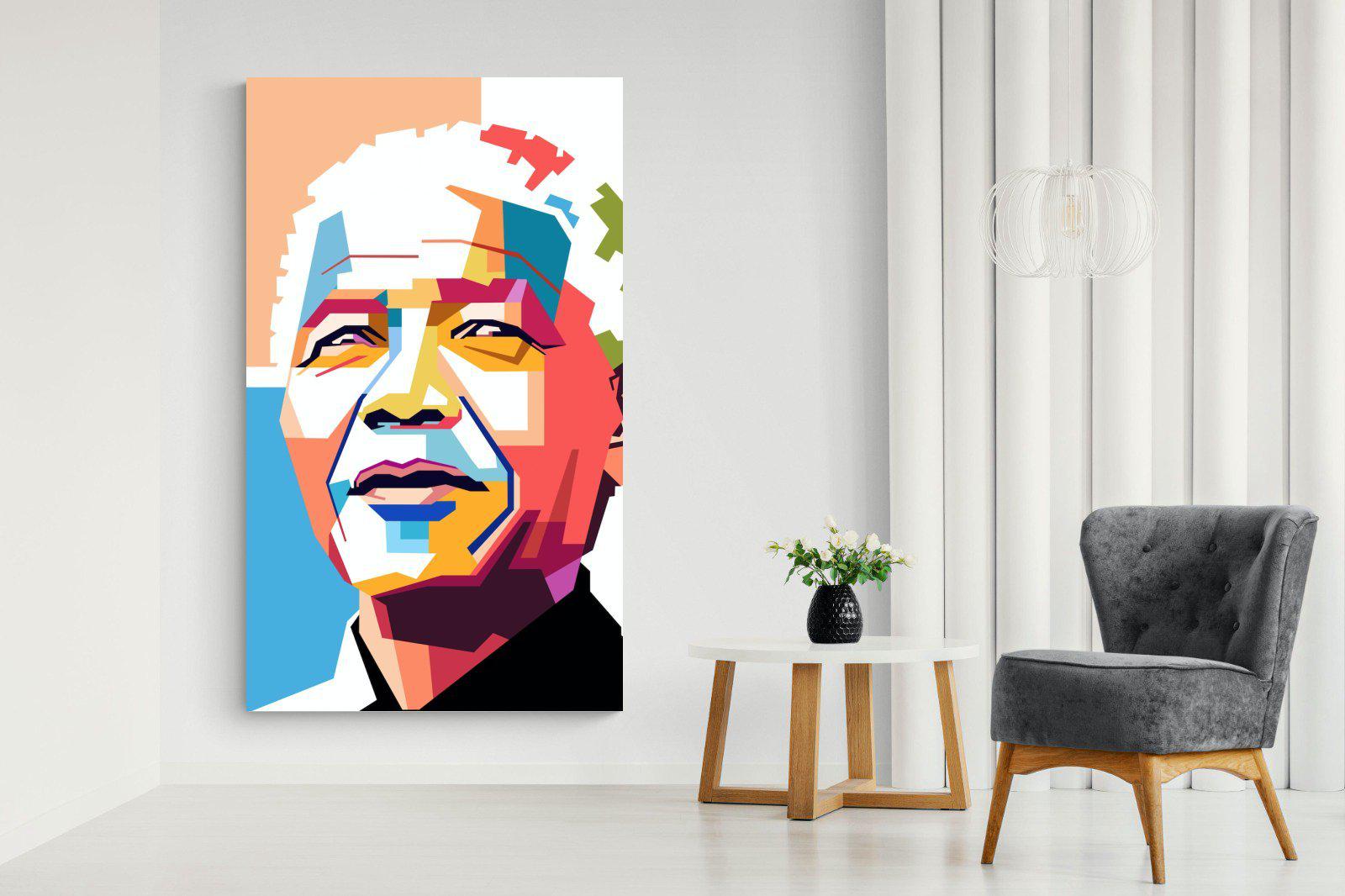 Modern Madiba-Wall_Art-130 x 220cm-Mounted Canvas-No Frame-Pixalot