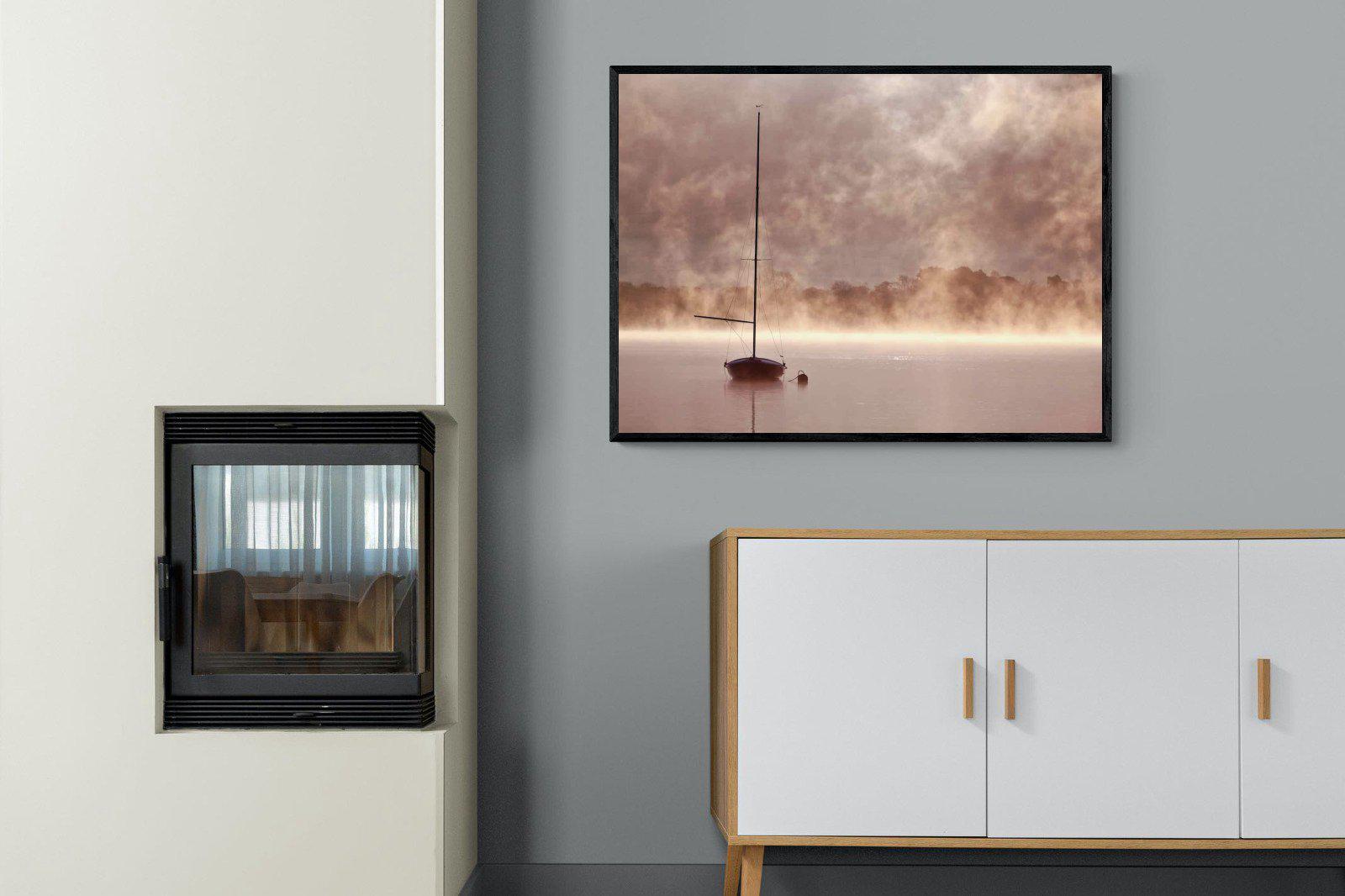 Mystical-Wall_Art-100 x 75cm-Mounted Canvas-Black-Pixalot