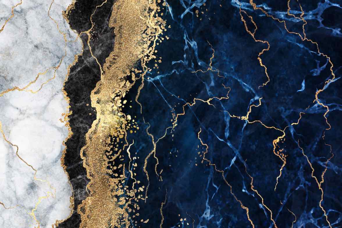 Navy & Gold-Wall_Art-Pixalot