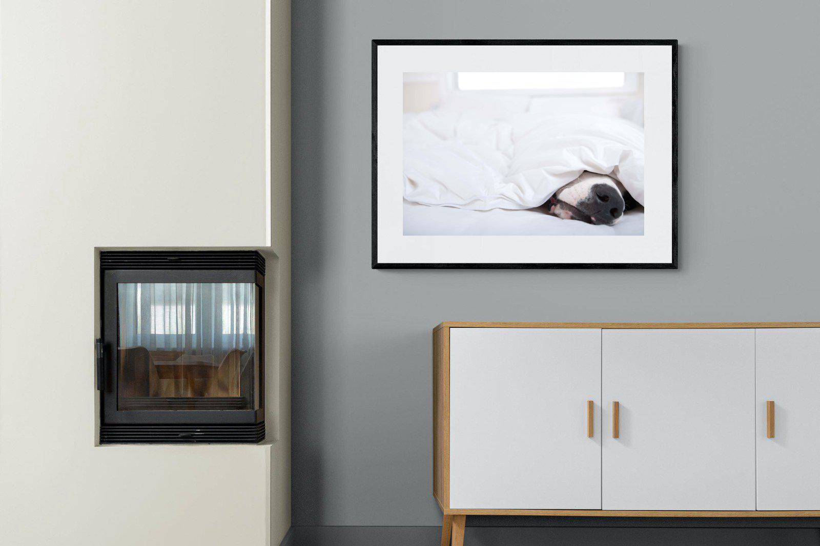 Nose-Wall_Art-100 x 75cm-Framed Print-Black-Pixalot