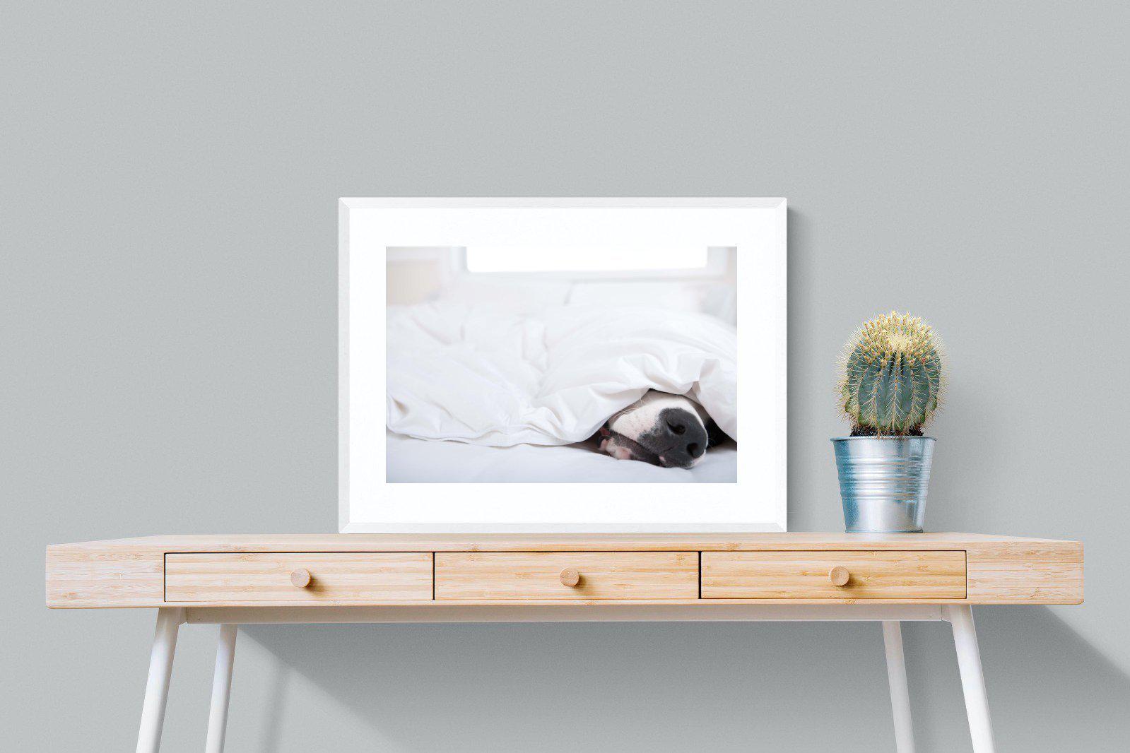 Nose-Wall_Art-80 x 60cm-Framed Print-White-Pixalot