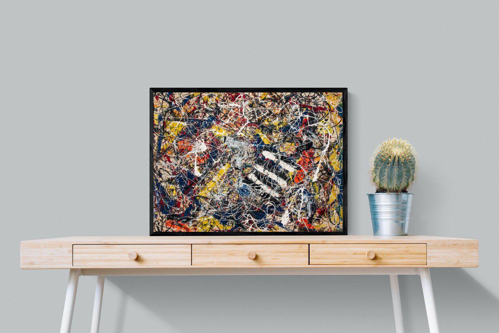 Number-17A-Wall_Art-80 x 60cm-Mounted Canvas-Black-Pixalot