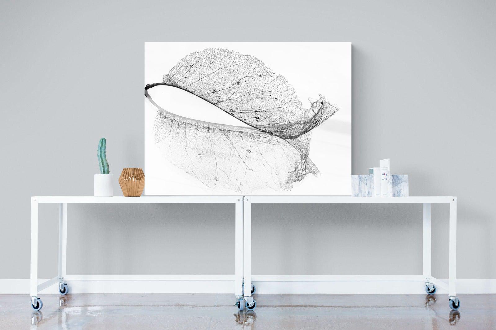 Old Leaf-Wall_Art-120 x 90cm-Mounted Canvas-No Frame-Pixalot