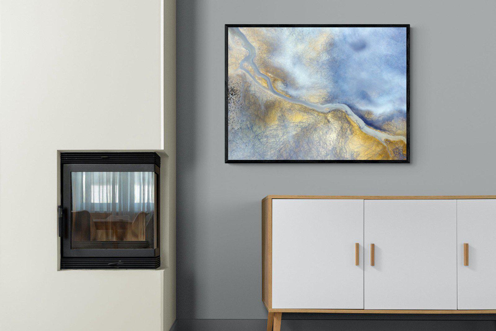 Paved With Gold-Wall_Art-100 x 75cm-Mounted Canvas-Black-Pixalot