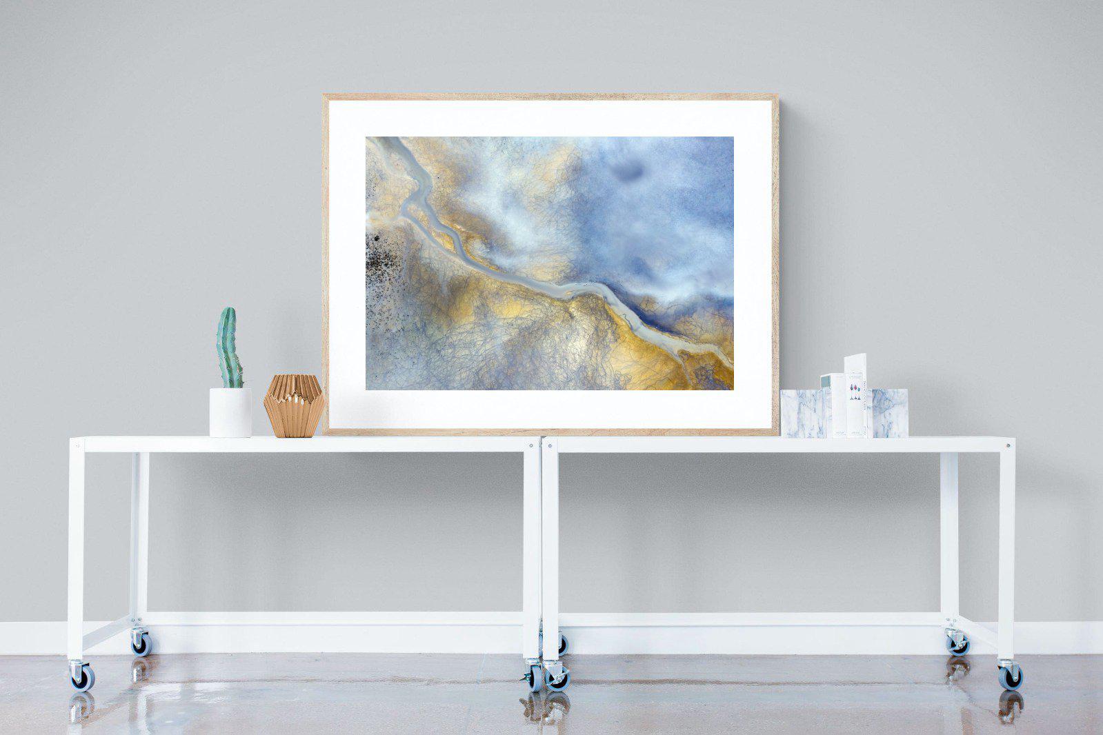 Paved With Gold-Wall_Art-120 x 90cm-Framed Print-Wood-Pixalot