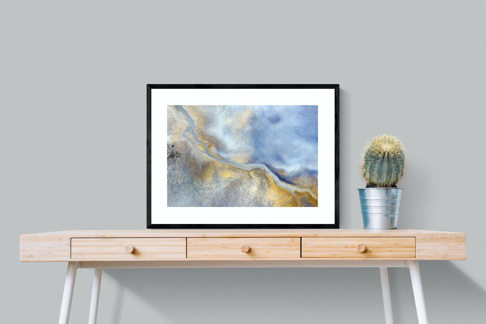 Paved With Gold-Wall_Art-80 x 60cm-Framed Print-Black-Pixalot