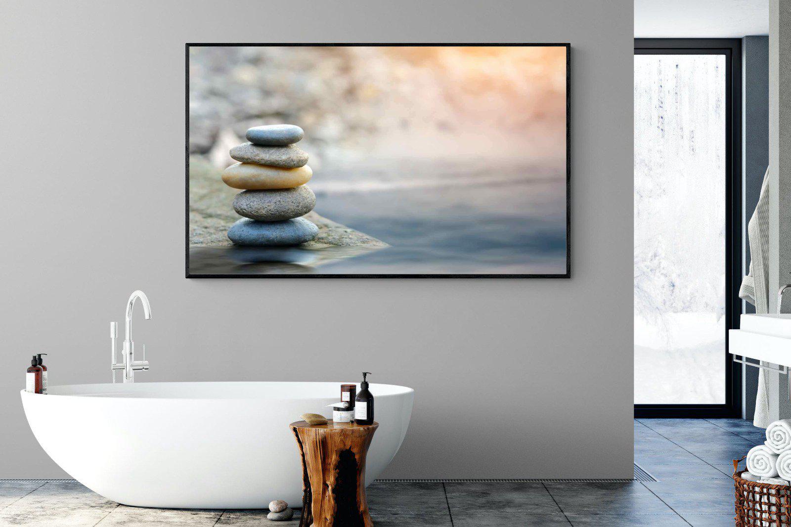 Peace-Wall_Art-180 x 110cm-Mounted Canvas-Black-Pixalot