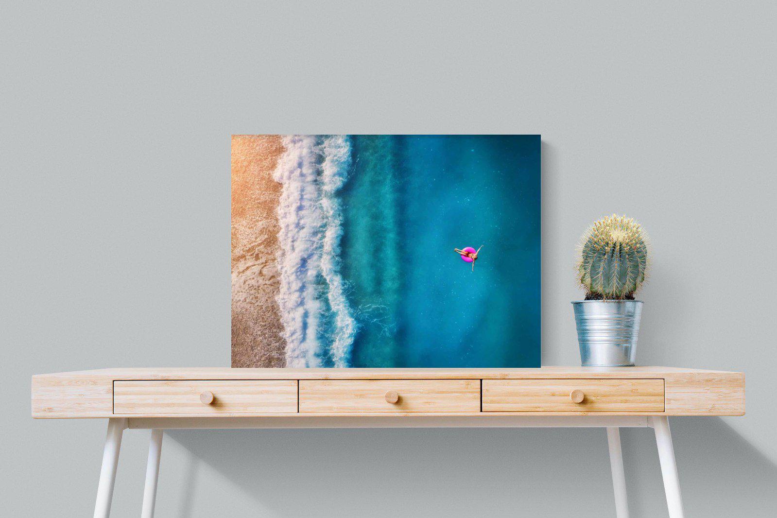 Pink Ring-Wall_Art-80 x 60cm-Mounted Canvas-No Frame-Pixalot