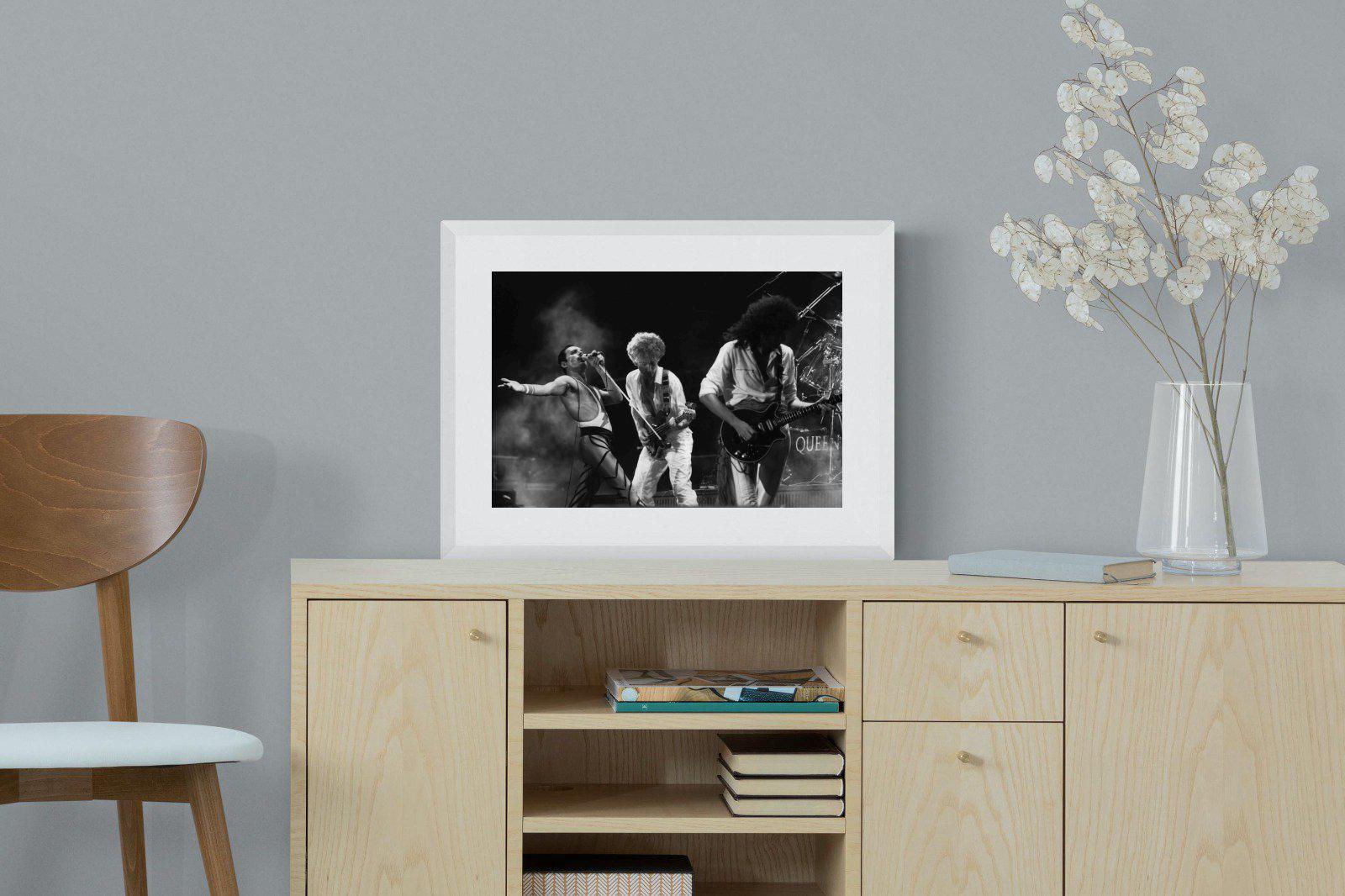 Queen-Wall_Art-60 x 45cm-Framed Print-White-Pixalot