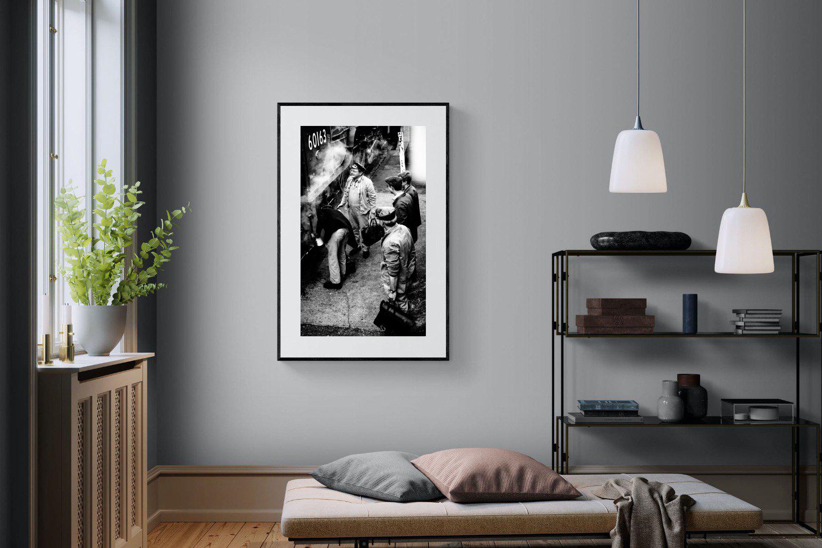 Railways-Wall_Art-100 x 150cm-Framed Print-Black-Pixalot