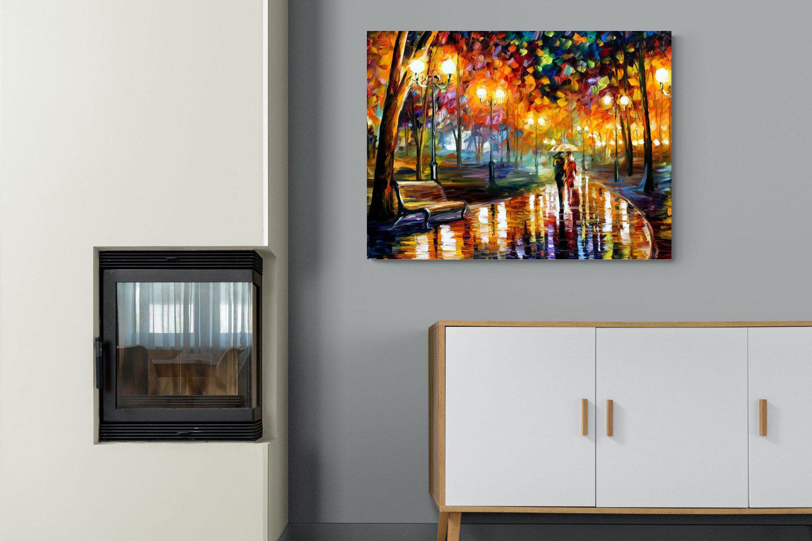 Rain's Rustle-Wall_Art-100 x 75cm-Mounted Canvas-No Frame-Pixalot