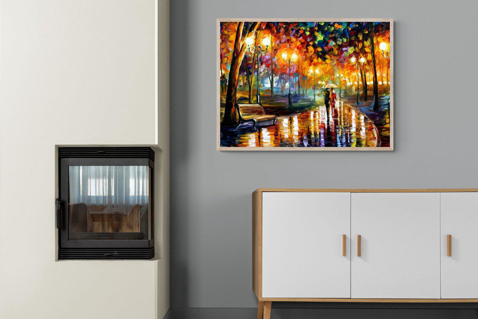 Rain's Rustle-Wall_Art-100 x 75cm-Mounted Canvas-Wood-Pixalot