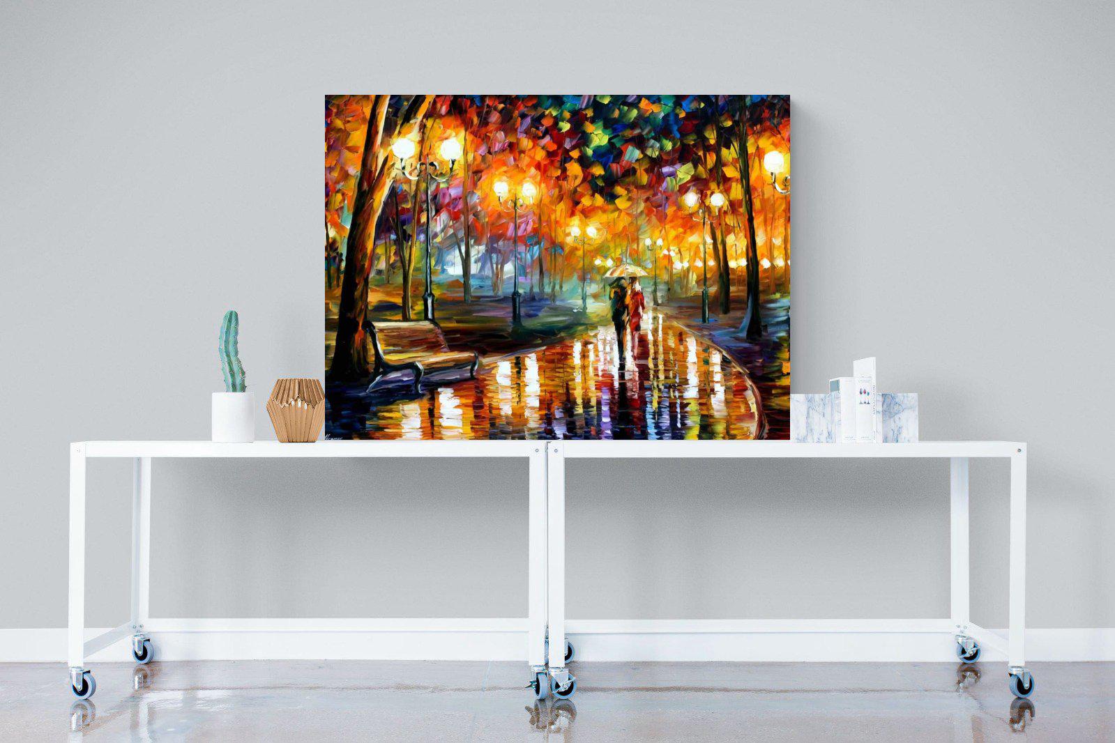 Rain's Rustle-Wall_Art-120 x 90cm-Mounted Canvas-No Frame-Pixalot