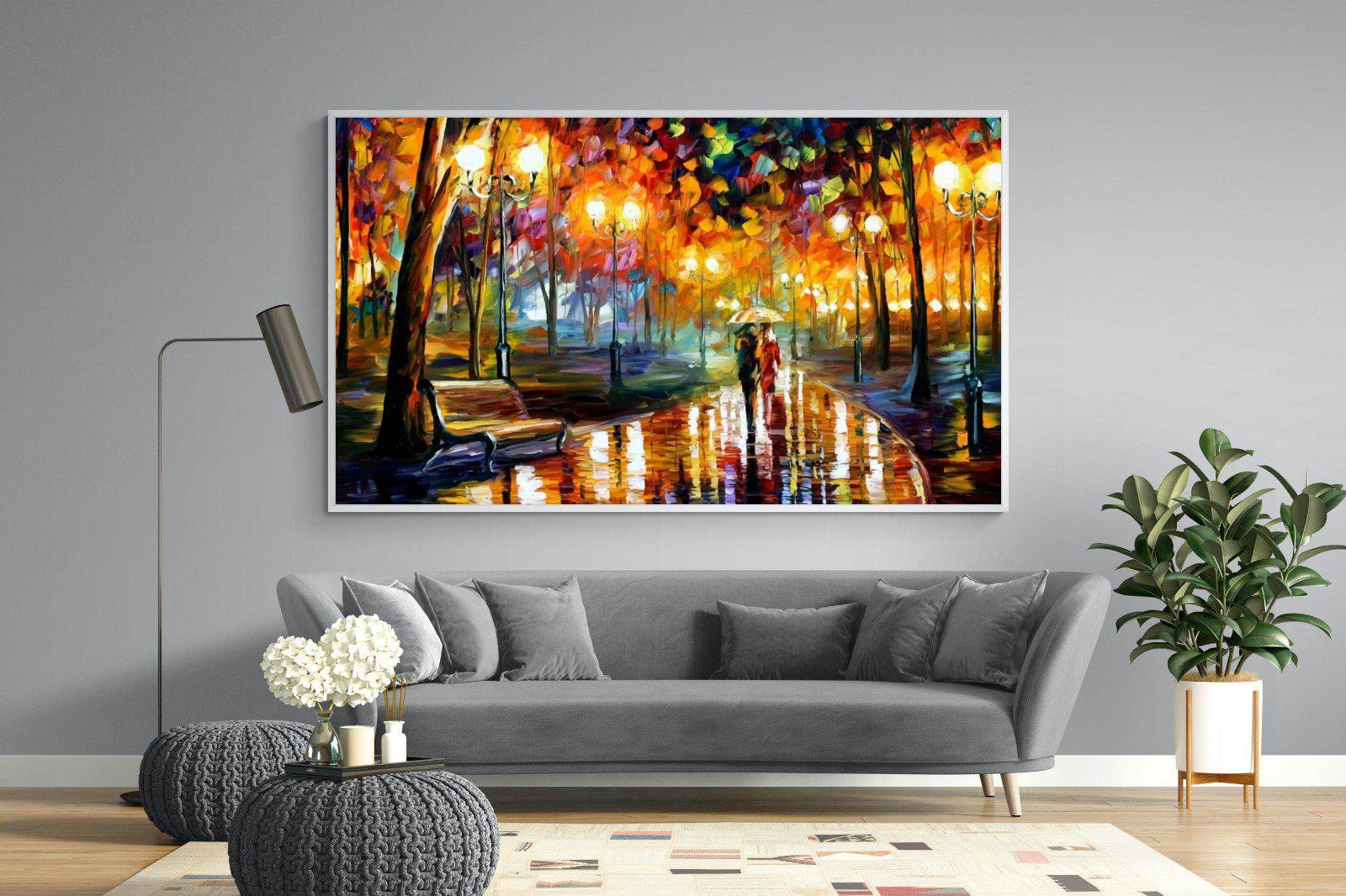Rain's Rustle-Wall_Art-220 x 130cm-Mounted Canvas-White-Pixalot