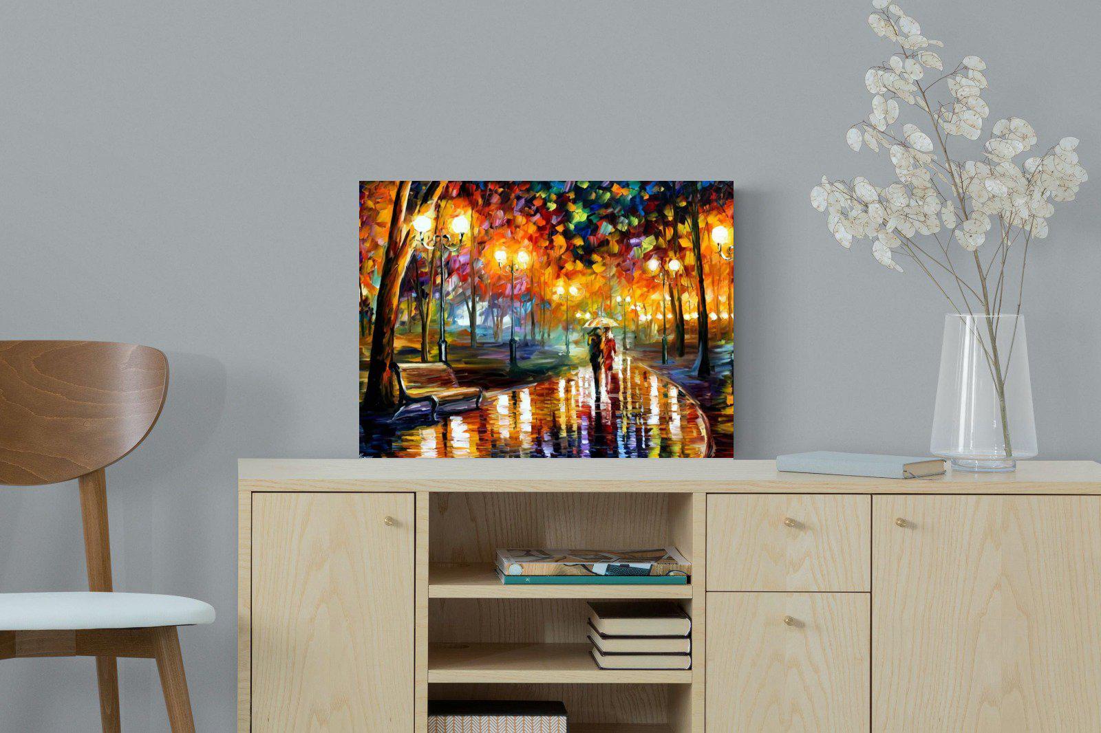 Rain's Rustle-Wall_Art-60 x 45cm-Mounted Canvas-No Frame-Pixalot