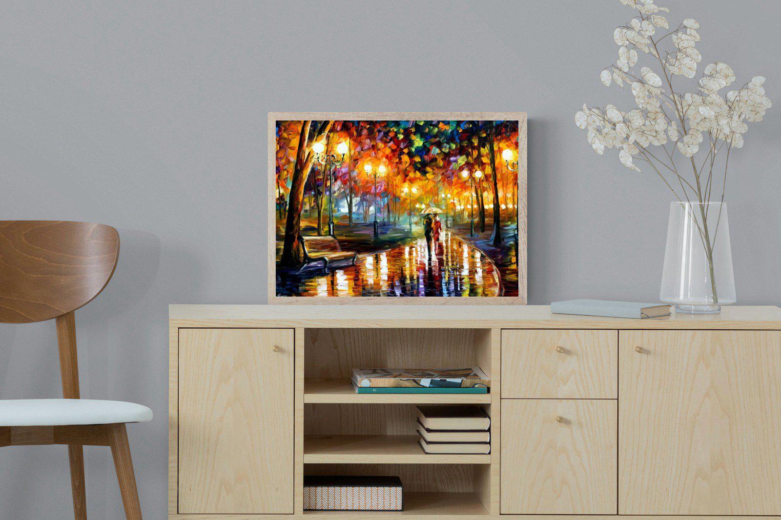 Rain's Rustle-Wall_Art-60 x 45cm-Mounted Canvas-Wood-Pixalot