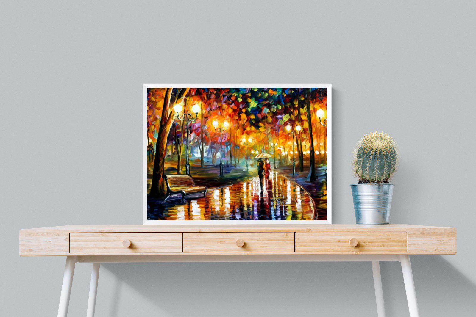 Rain's Rustle-Wall_Art-80 x 60cm-Mounted Canvas-White-Pixalot