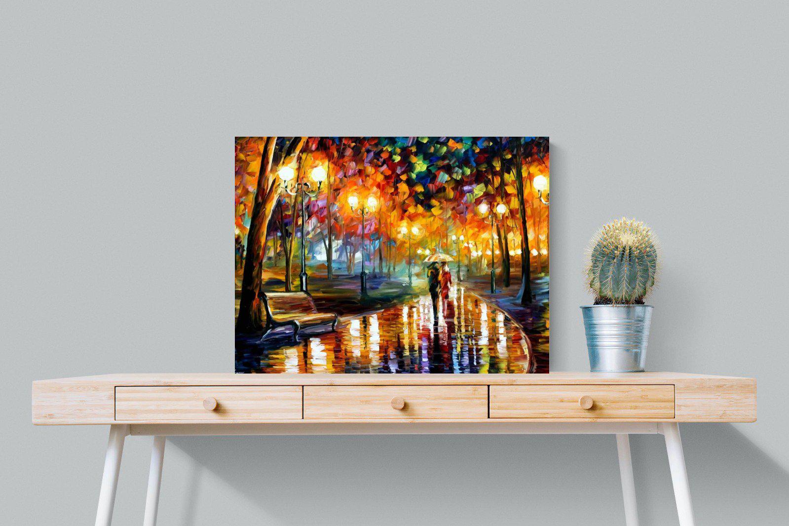 Rain's Rustle-Wall_Art-80 x 60cm-Mounted Canvas-No Frame-Pixalot