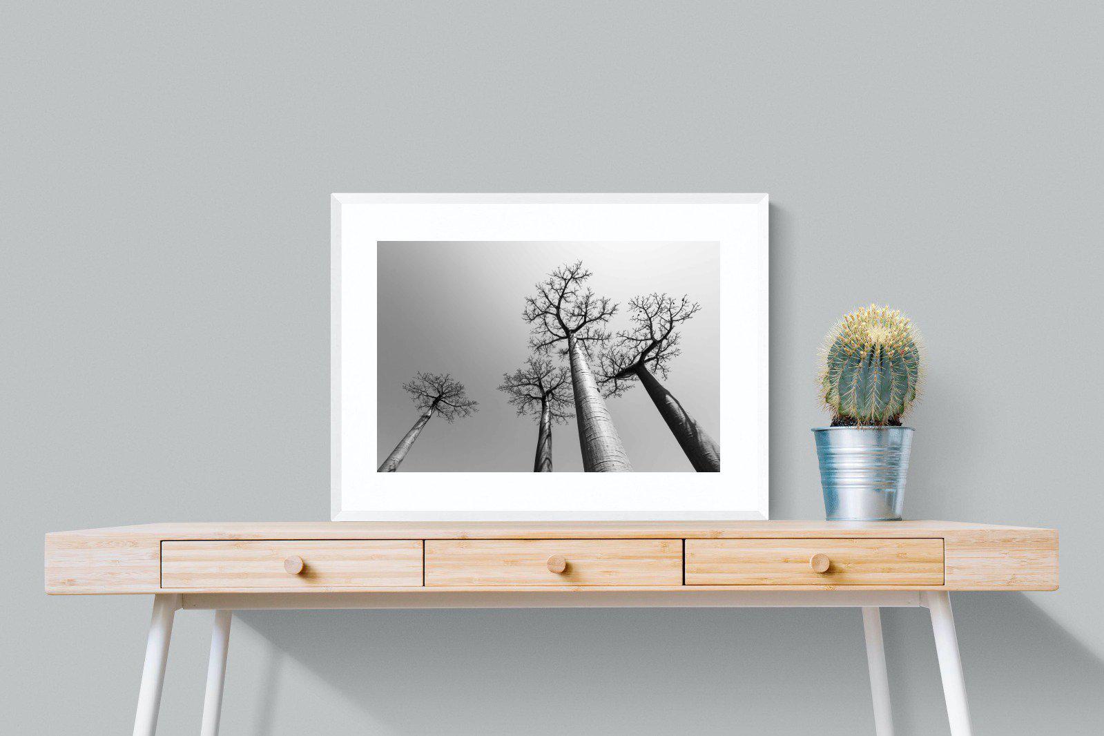 Reach Up-Wall_Art-80 x 60cm-Framed Print-White-Pixalot