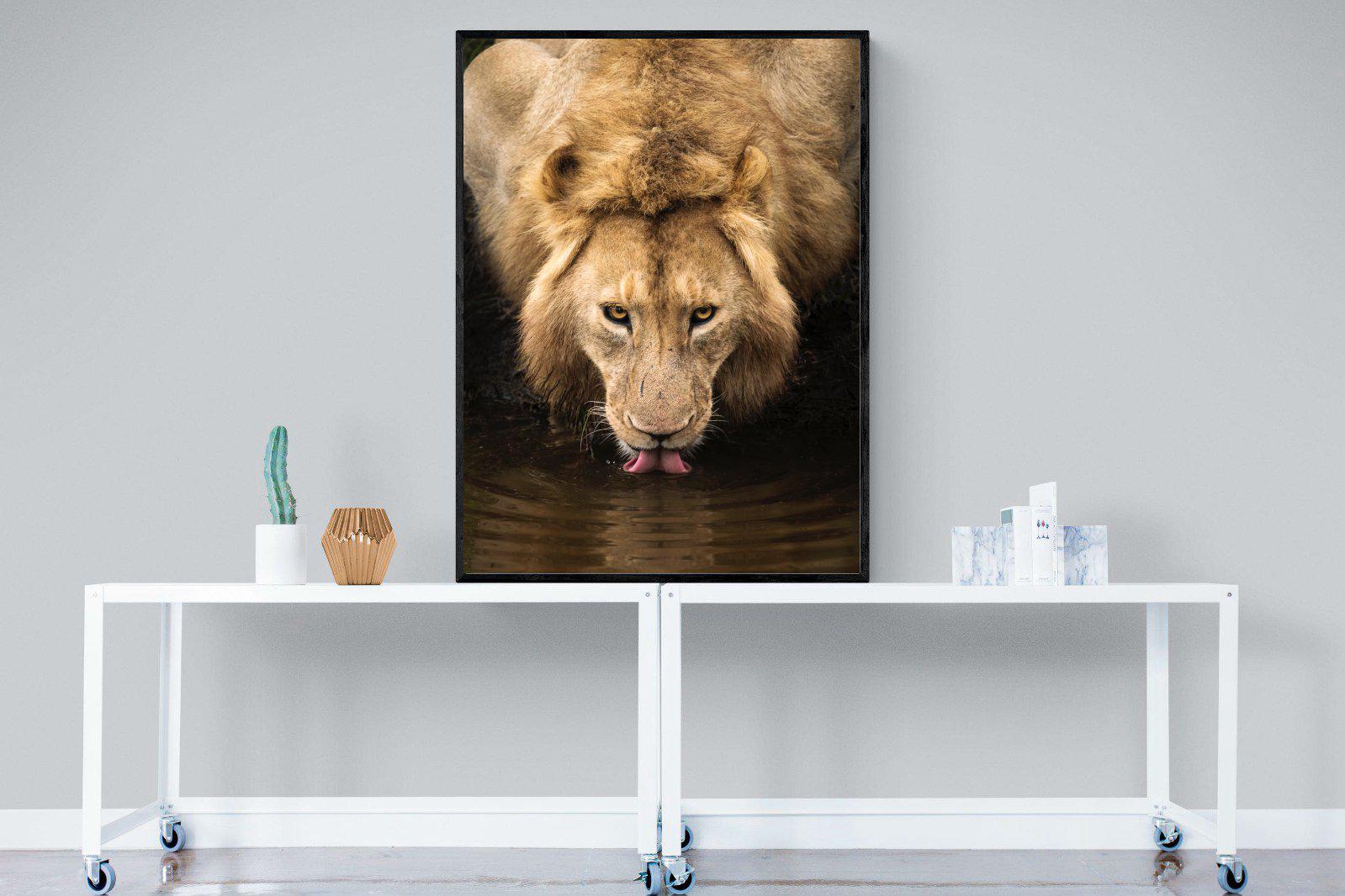 Refreshment-Wall_Art-90 x 120cm-Mounted Canvas-Black-Pixalot