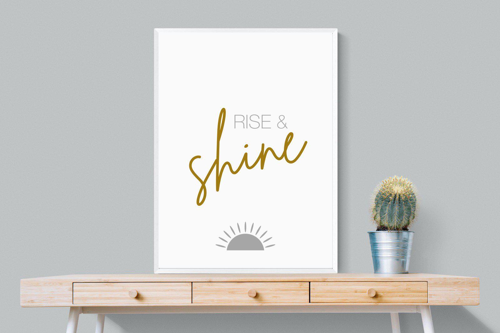 Rise & Shine-Wall_Art-75 x 100cm-Mounted Canvas-White-Pixalot