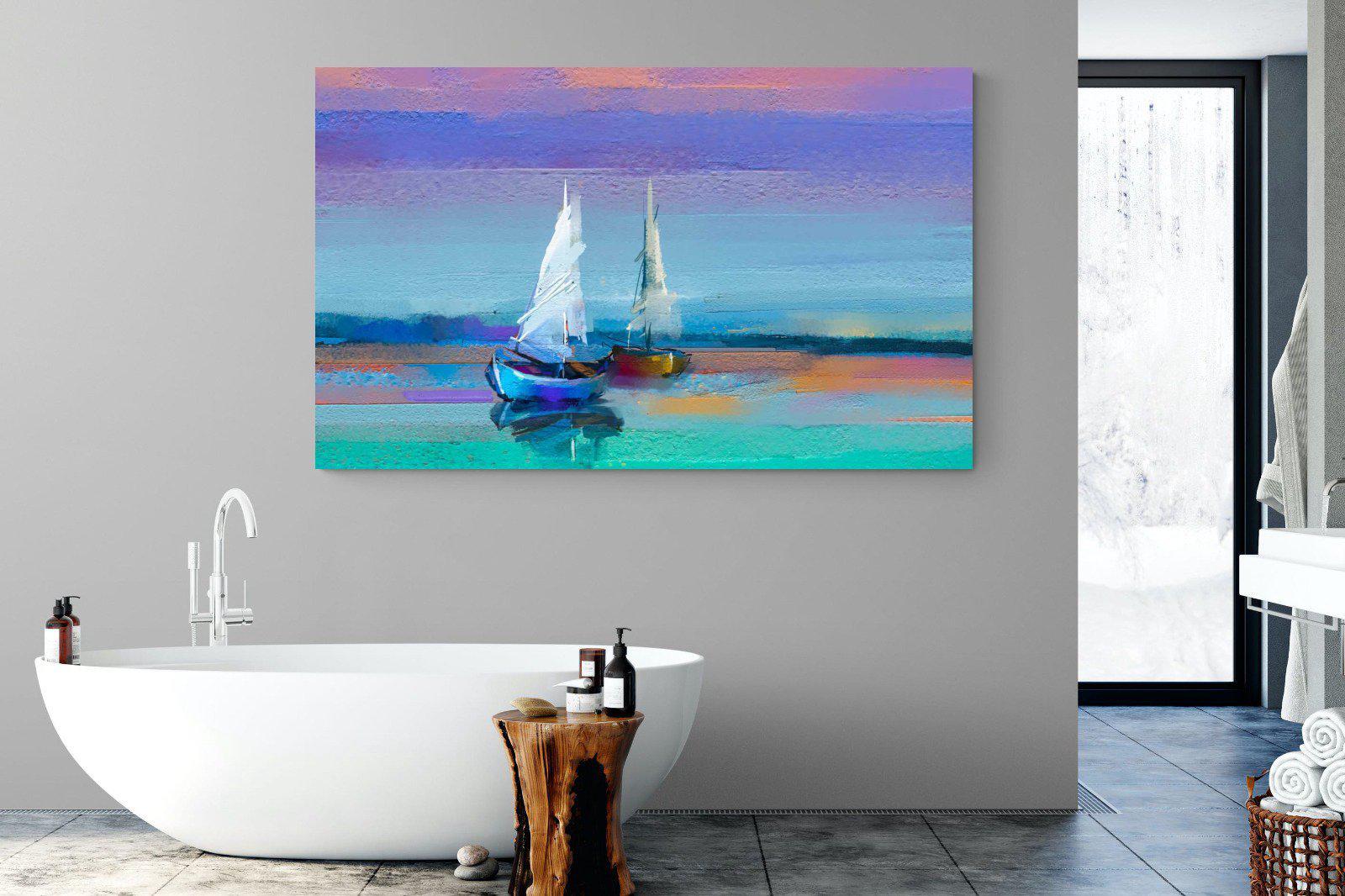 Sails-Wall_Art-180 x 110cm-Mounted Canvas-No Frame-Pixalot