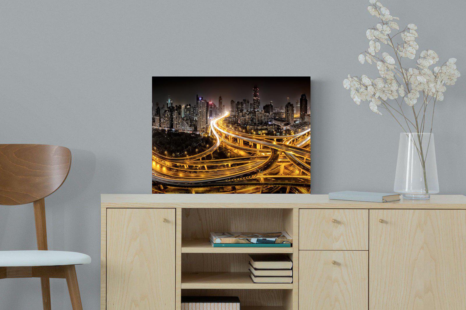 Shanghai-Wall_Art-60 x 45cm-Mounted Canvas-No Frame-Pixalot