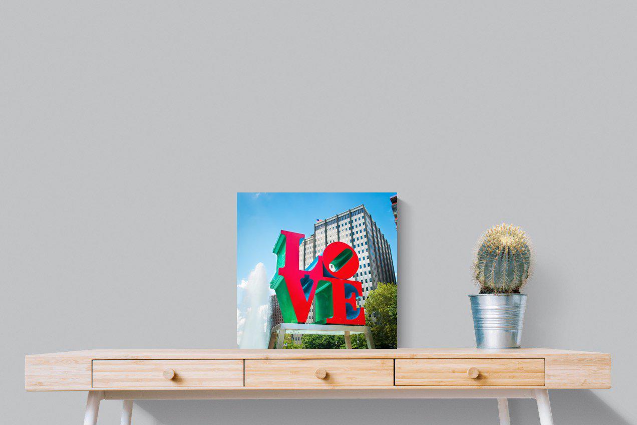 Sign of Love-Wall_Art-50 x 50cm-Mounted Canvas-No Frame-Pixalot