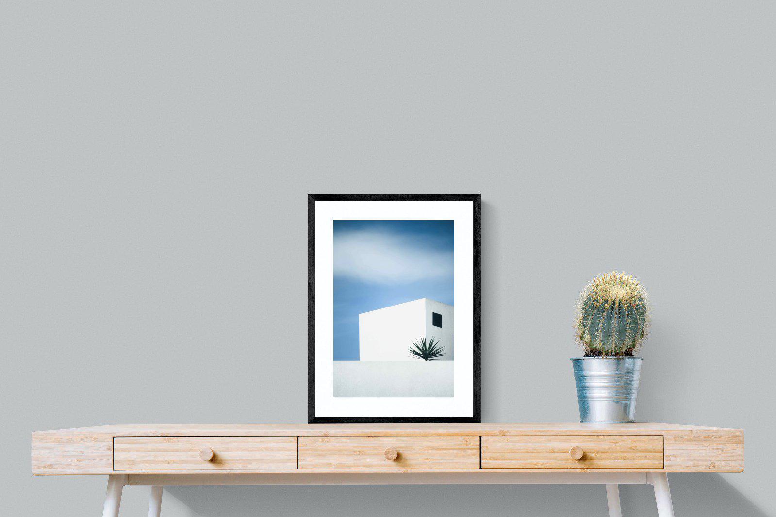Simple Lines-Wall_Art-45 x 60cm-Framed Print-Black-Pixalot