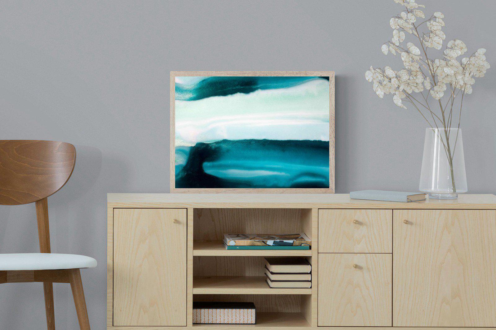 Teal-Wall_Art-60 x 45cm-Mounted Canvas-Wood-Pixalot