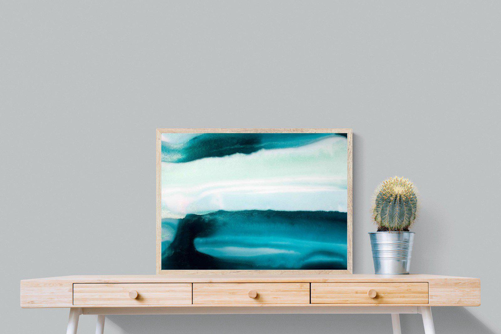 Teal-Wall_Art-80 x 60cm-Mounted Canvas-Wood-Pixalot